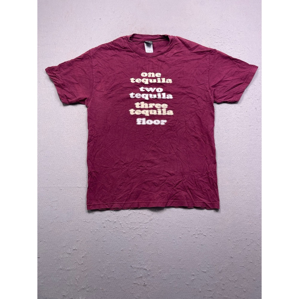 Anchor Blue Graphic T Shirt Cotton Maroon‎ Large Mens